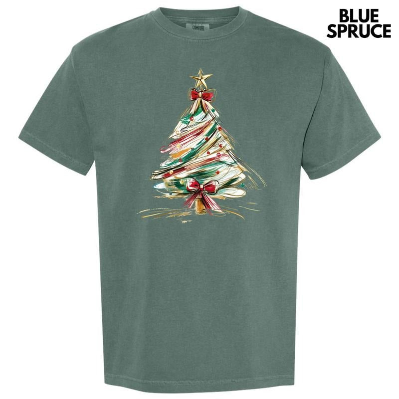 Sketched Tree Comfort Colors 'NLB' T-Shirts