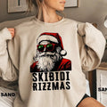 Skibidi Rizzmas Rizz Santa Claus Charisma Kid Cool Softstyle Funny Funny Teenager Xmas Rizz T-Shirts