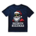 Skibidi Rizzmas Shirt Rizz Santa Claus Charisma Kid Cool Softstyle Funny Xmas Shirt Festive Top T-Shirts