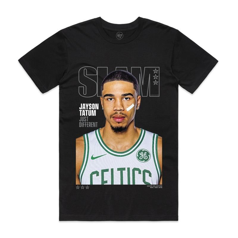 Slam Cover Jayson Tatum (Slam 218) 100% Cotton Shirt Fan T-Shirts