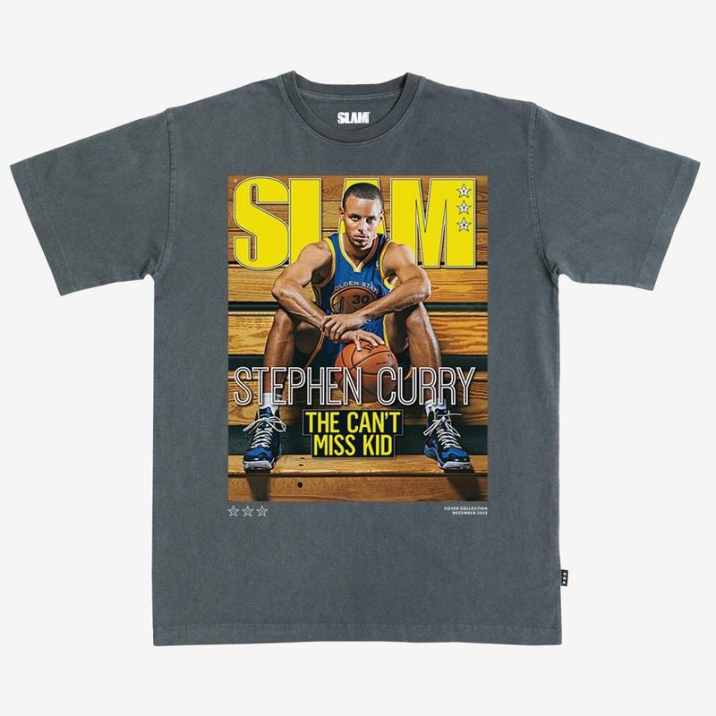 Slam Cover Stephen Curry (Slam 173) 100% Cotton Shirt Fan T-Shirts
