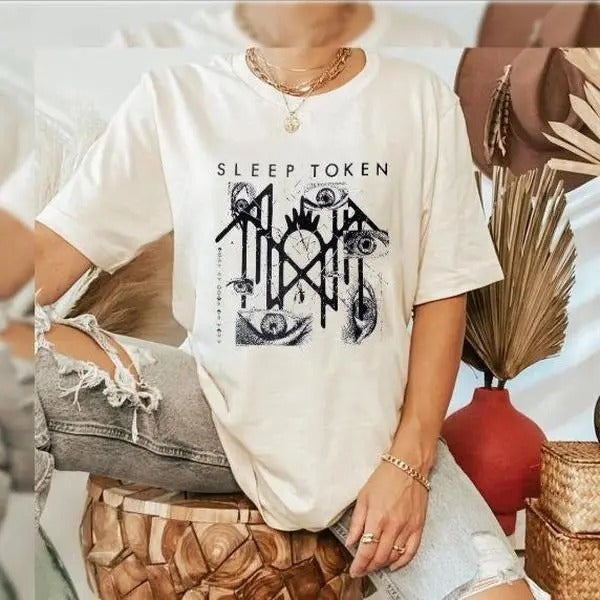 Sleep Token Take Me Back Eden Smoke Shirt Rock Band T-Shirts
