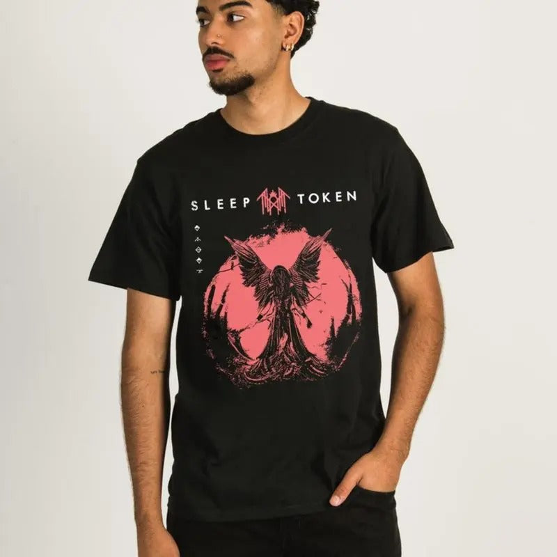 Sleep Token'S Band Classic Fit 2024 Tour Fan Cotton T-Shirts