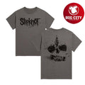 Slipknot Skull Grey Two Sided Shirt