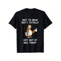 Sloths Print Cotton Outdoor Clothes Casual Short Sleeve Crew Neck Made USA T-Shirts