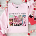 Small Town Valentine Shirt Howdy Valentines Vintage Western Highland Cow Shirt T-Shirts