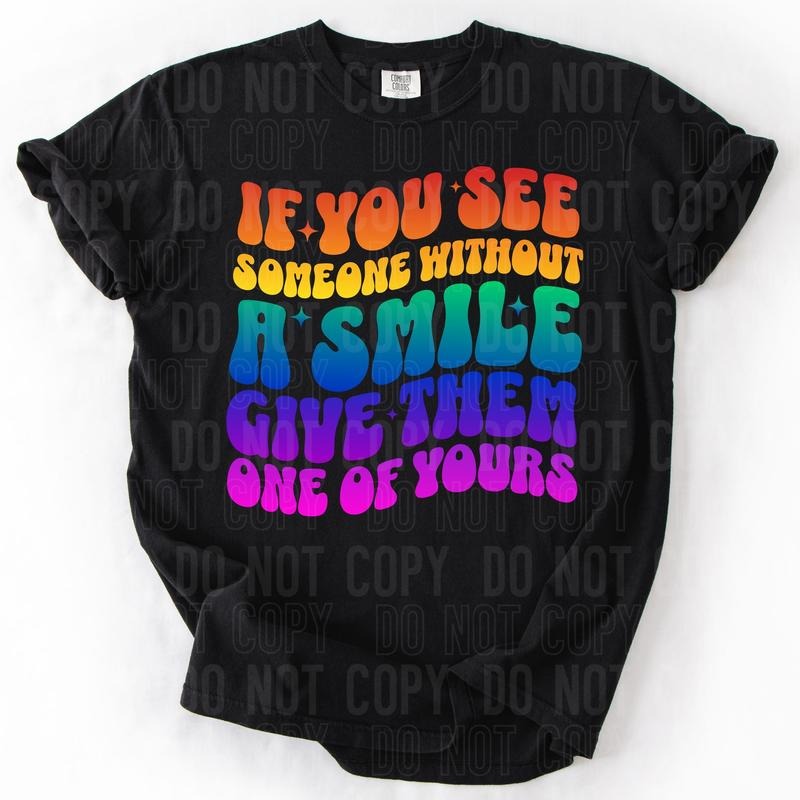 Smile DTF Transfers THIS IS NOT SHIRT T-Shirts