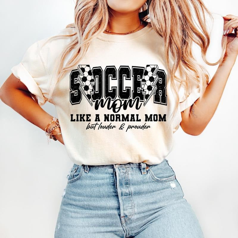 Soccer Mom Retro Soccer Loud Proud Soccer Mama Soccer Soccer Shirt Game Day Soccer Team T-Shirts