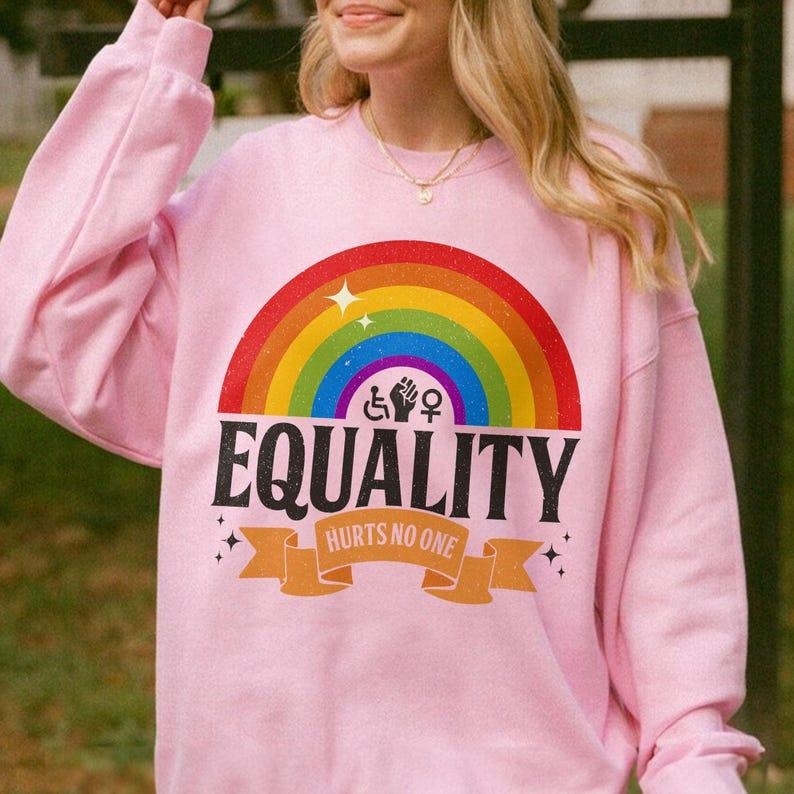 Social Justice Awareness Shirt Equality Hurts No One Black Lives Matter LGBTQ Rights Feminist T-Shirts