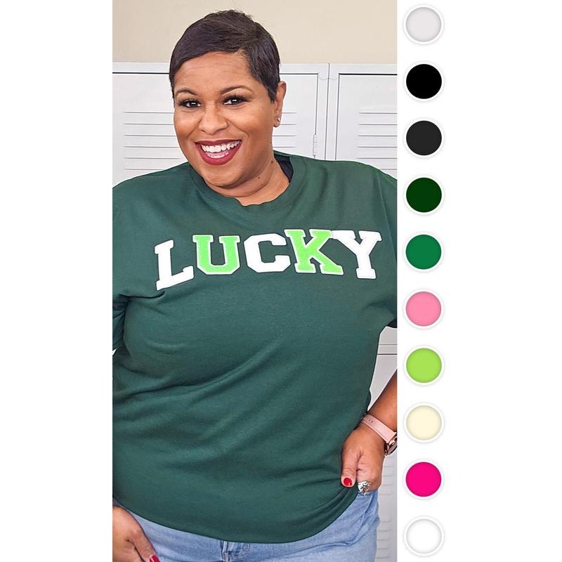 Soft Ideal Chenille Lucky T-Shirts