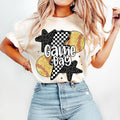 Softball Game Day Softball Retro Checkered Softball SoftballMama Softball Mom Leopard Softball Coquette T-Shirts