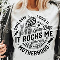 Some Days I Rock Some Days Rocks Me Svg Motherhood Svg Rocking Motherhood Svg Funny Motherhood Skull Svg Mom Life Svg Mom Svg T-Shirts