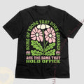 Some Those That Burn Crosses Are Same That Hold Shirt Retro Floral Feminist Liberal Shirt Political T-Shirts