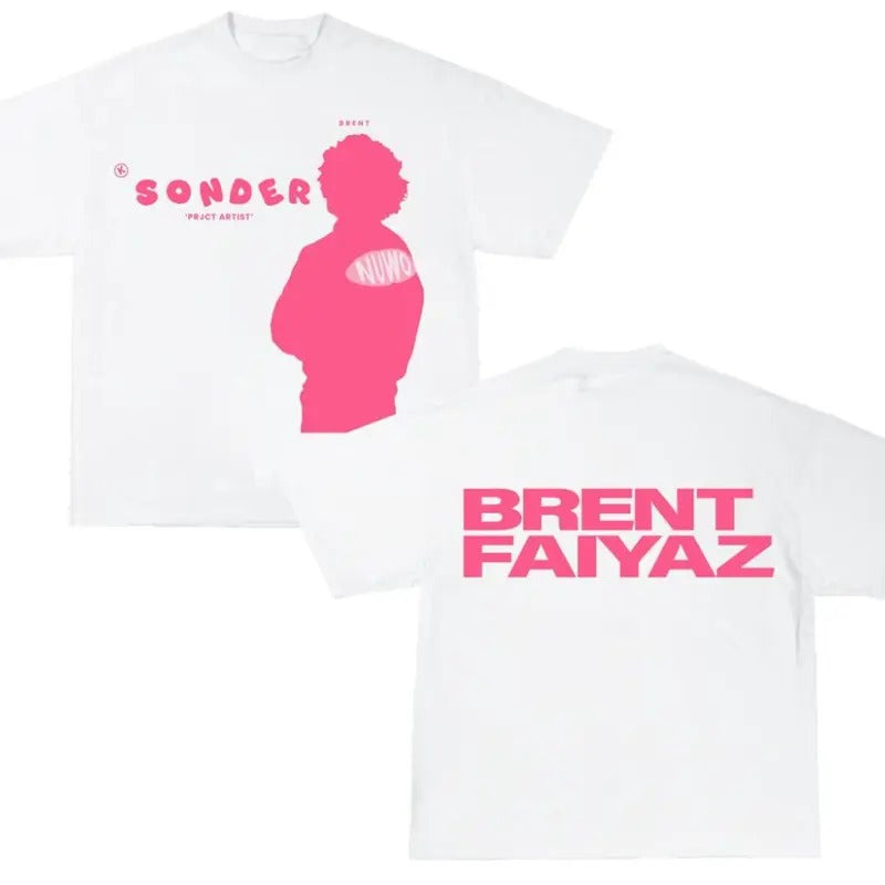 Sonder Pink Cute Brent Faiyaazzzz Rap Shirt T-Shirts