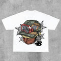 Sopula Flame Letter Boy Print T-Shirts