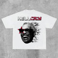 Sopula Hellcity Flame Player Graphics Cotton T-Shirts