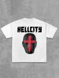 Sopula Hellcity New Printed Pattern Cotton Casual T-Shirts