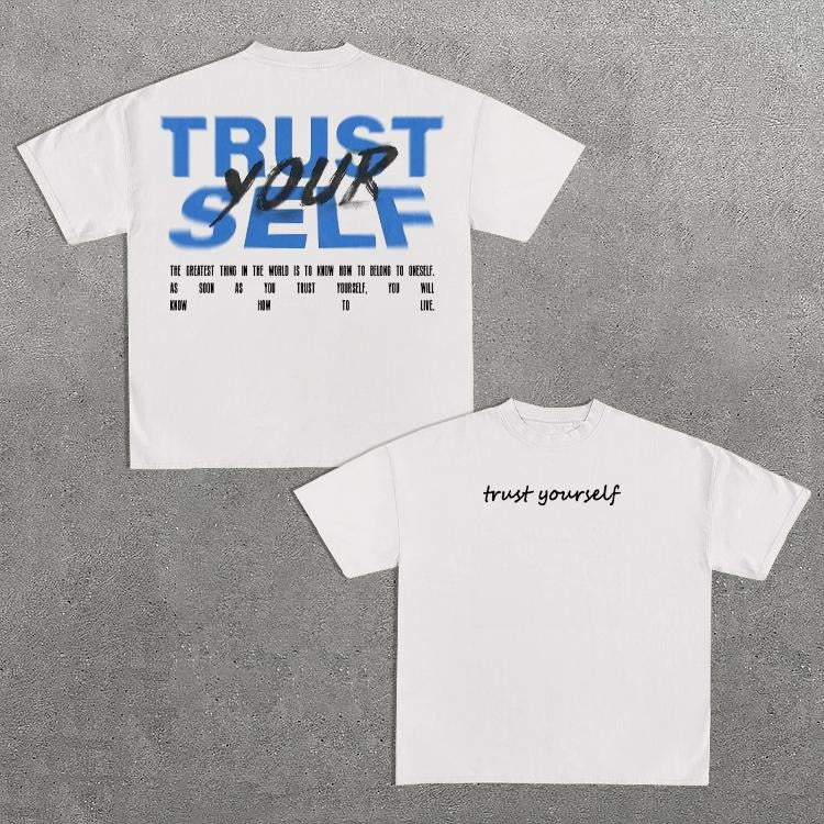 Sopula Trust Yourself Print Short Sleeve T-Shirts