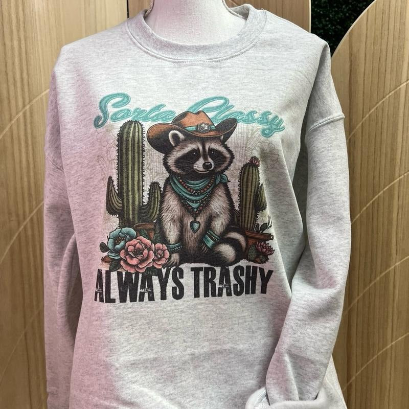 Sorta Classy Always Trashy Short Sleeve T-Shirts