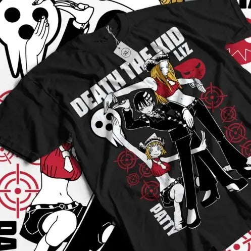 Soul Eater Death Kid Japanese Anime Black Star Shirt All Size T-Shirts