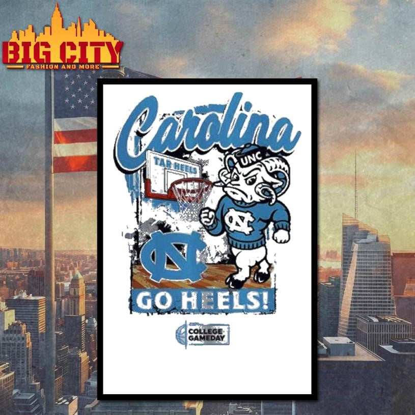 Official South Carolina Tar Heels College Gameday go Heels mascot Shirt