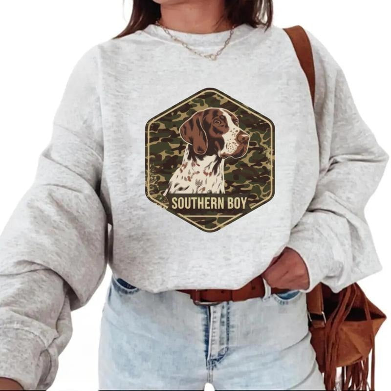 Southern Boy Hunting Dog Retro 2025 Hunting Season T-Shirts