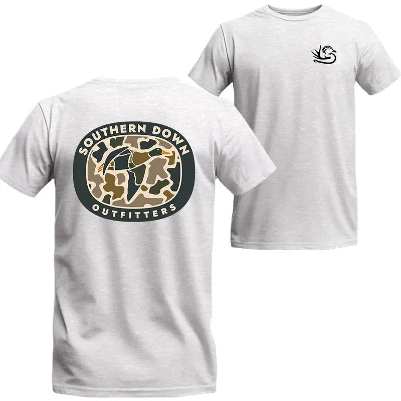 Southern Down Outfitters Camo Duck Hunting Shirt MW Shirt Menswear Top T-Shirts