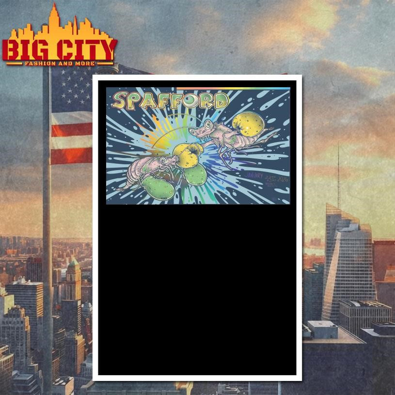 Spafford Jan 22-23 2026 The Antones Nightclub Austin TX Tour Poster Shirt