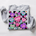 Spanish Candy Heart Conchas Casual Fabric T-Shirts