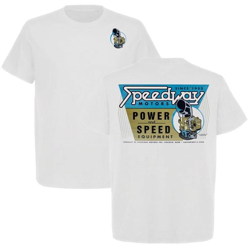 Speedway Motorsports Since 1952 Car Enthusiast Car Parts Shirt Cotton Short Sleeve Menswear Car Parts Short Sleeve T-Shirts