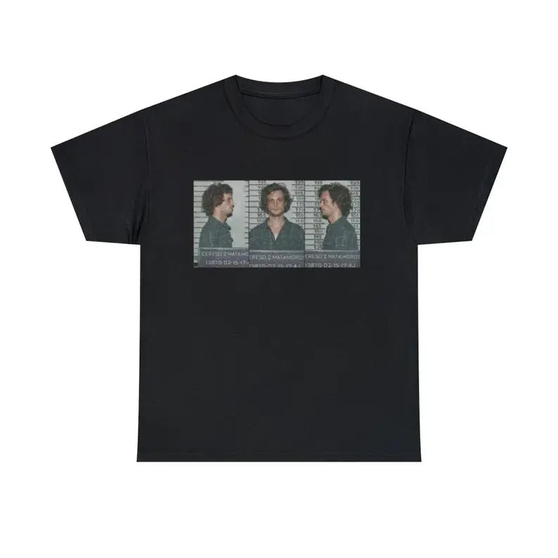 Spencer Reid Mugshot Criminal Minds TV T-Shirts