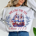 Spilling Tea Since 1773 American Freedom Shirt Patriotic Shirt Independence Day Shirt 4th July Shirt Retro 4th July Shirt T-Shirts