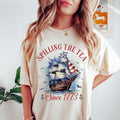 Spilling Tea Since 1773 Funny 4th July Shirt Independence Day Patriotic Shirt Usa Fourth July 02 T-Shirts