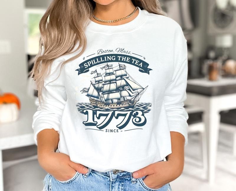 Spilling Tea Since 1773 History Teacher Funny History Teacher History Lover Tea Boston Shirt Party 02 T-Shirts