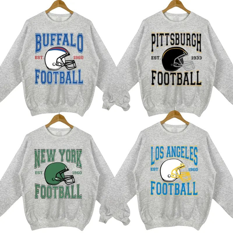 Sport Grey Classic Football All Teams T-Shirts