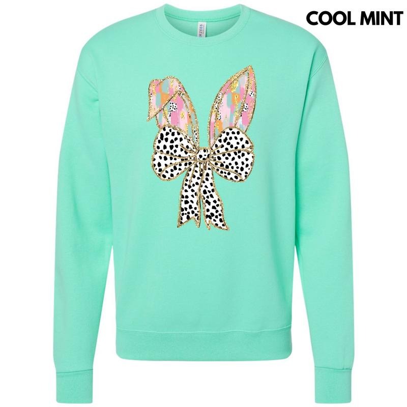 Spotted Brushstroke Bunny Ears 'NLB' T-Shirts