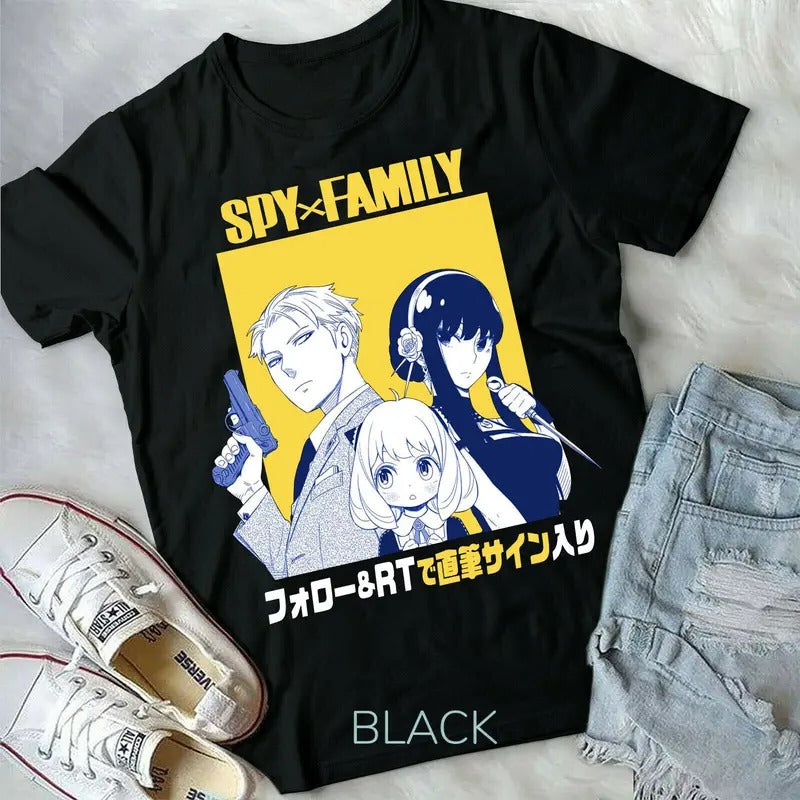 Spy X Family Shirt Anya Spyxfamily Yor Loid Anime Forger New 2022 S 4XL T-Shirts