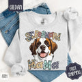 St. Bernard Mama Shirt Gildan Dog Mom Cute Mama Plus Sizes T-Shirts