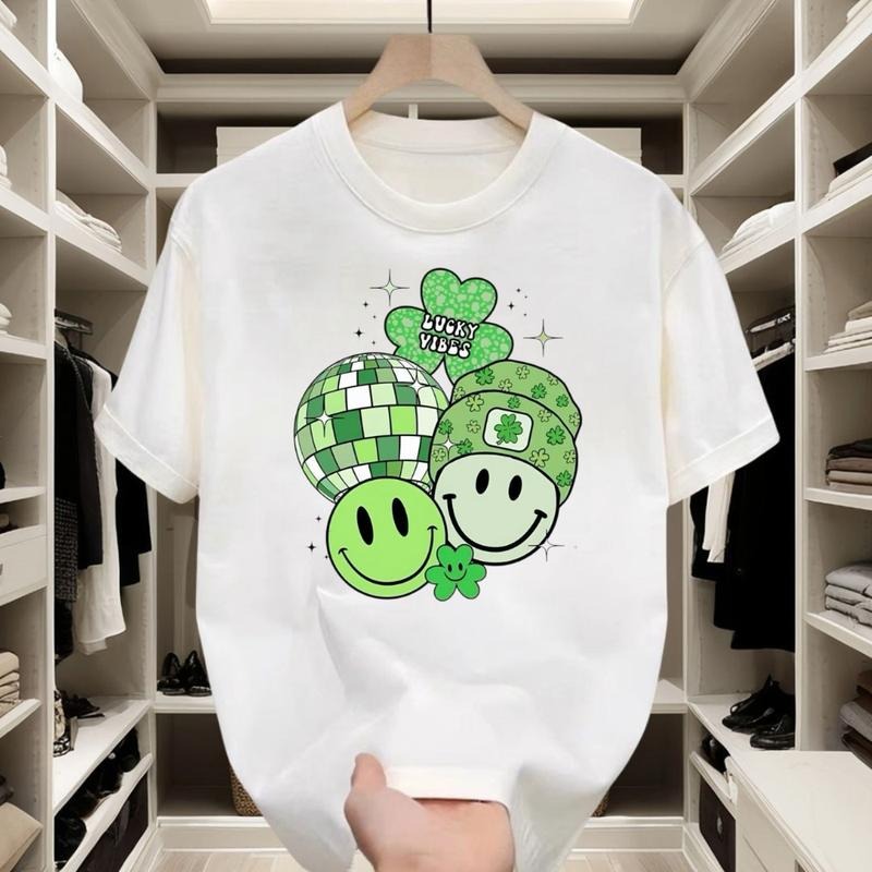 St. Patrick'S Day Hype! Soft Fabric Unique Prints Festival Celebrations T-Shirts