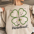 St Patrick'S Day Phlebotomist Shamrock Phlebotomy Shirt Just Little Pinch Shirt Patrick'S Day Nurse Shirt Nurse T-Shirts