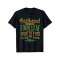 [St. Patrick Day ] Green Irish Shamrock Cotton Lucky Redhead St. Patrick Day 100% Cotton S XXXL Slight Stretch Slightly Elastic Casual Round Neck Outdoor Short Sleeve Made USA T-Shirts