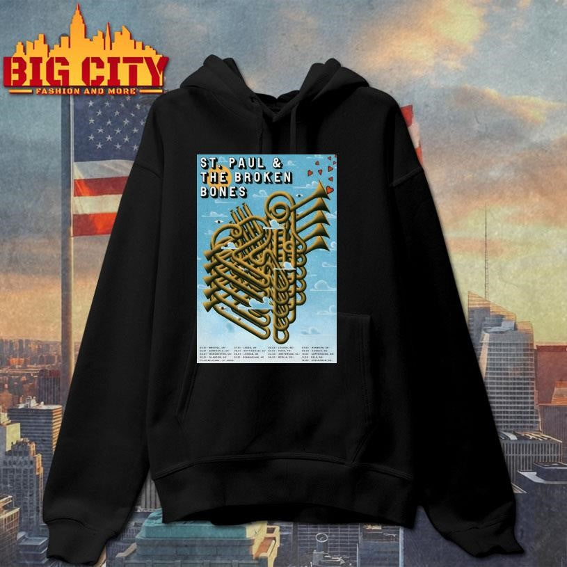 St. Paul &amp; The Broken Bones EU 2026 Tour Poster Shirt