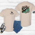 Stackin' Quacks Both Sides Gildan Cotton Fabric T-Shirts