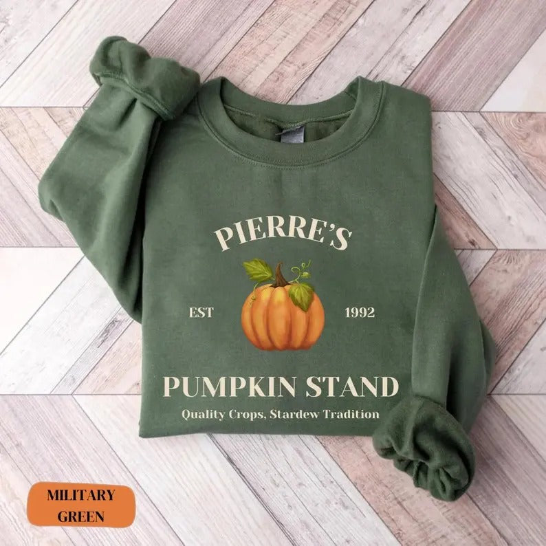 Stardew Fall Pumpkin Patch Cozy Gamer Potterhead Fall Shirt Halloween T-Shirts