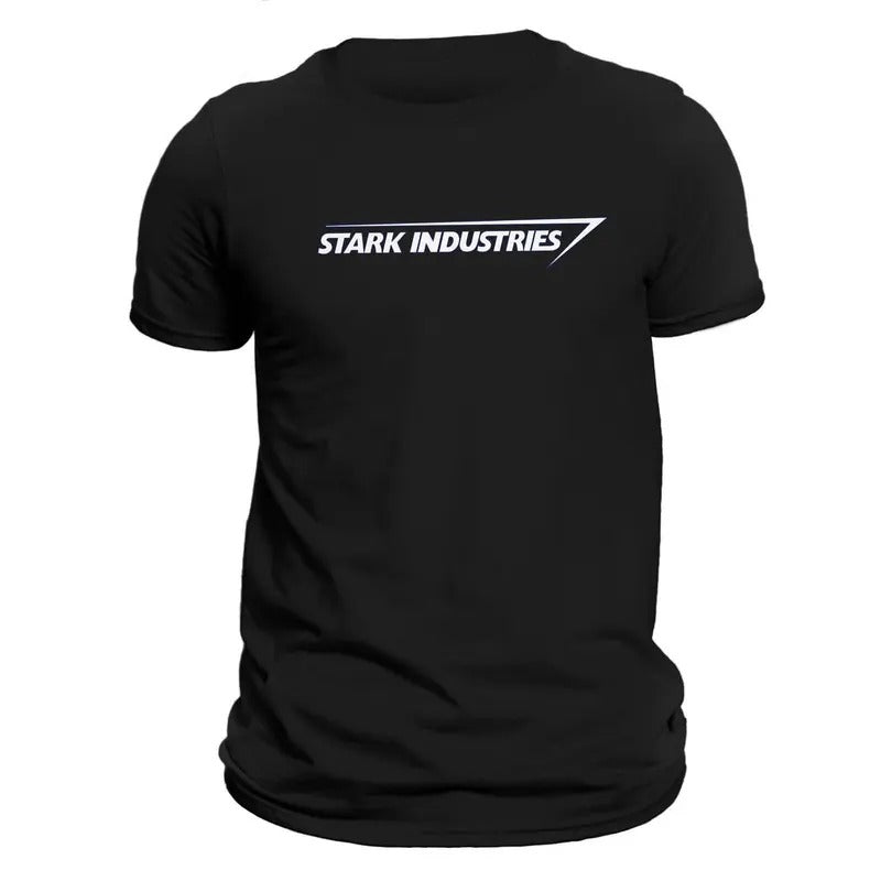 Stark Industries Casual Classic Cotton Soft Top Logo T-Shirts