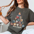 Stars Hollow Luke'S Diner Coffee Tree Stars Hollow Festival Clipart Luke'S Diner Coffee Shirt Classic Cotton T-Shirts