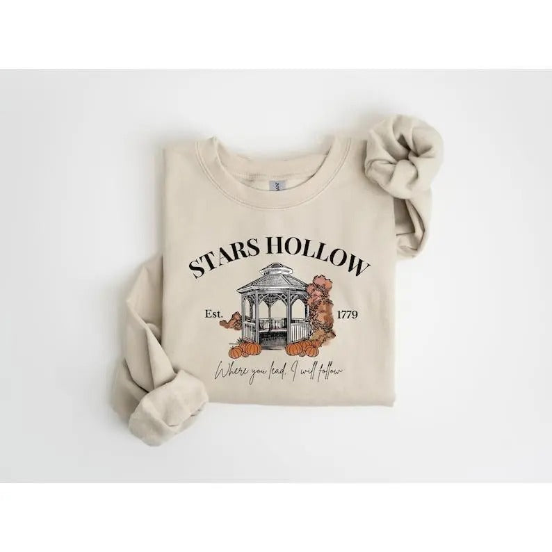 Stars Hollow Stars Hollow Where You Lead I Will Follow Shirt Vintage Lukes Diner T-Shirts