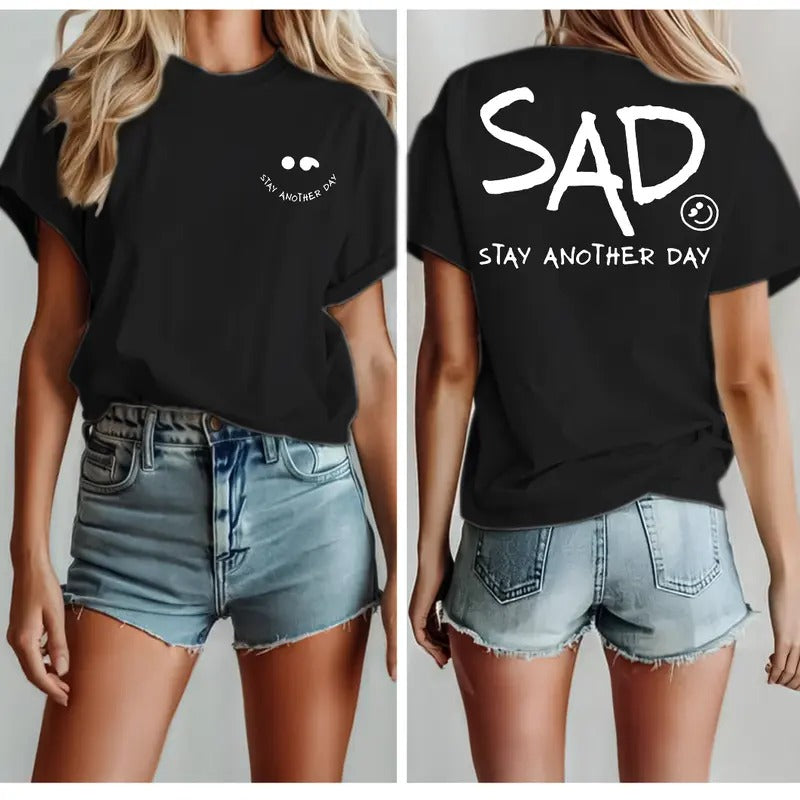 Stay Another Day Mental Health Matter S 4XL Menswear T-Shirts