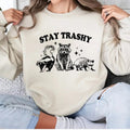 Stay Trashy Funny Meme Retro Vintage Raccoon Opossum Skunk Nostalgia T-Shirts