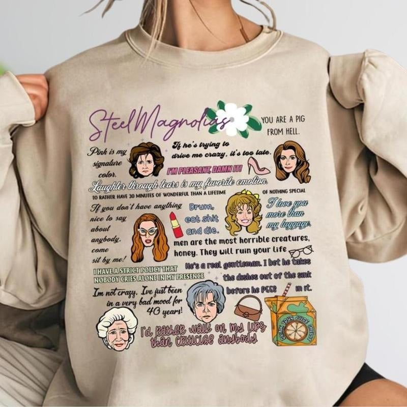 Steel Magnolias Ouiser Boudreaux Shirt 2025 Shirt Steel Magnolias Quotes 80s Movie Shirt Mom T-Shirts
